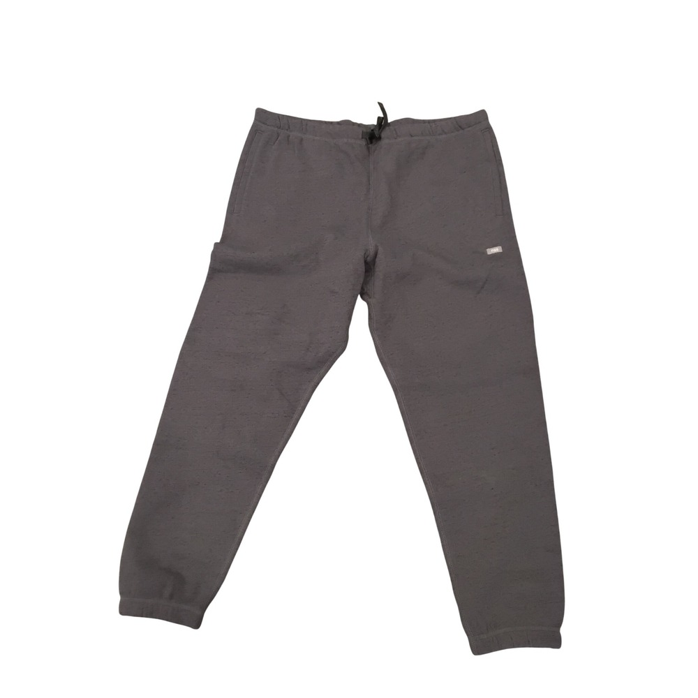 FIGS Men 2XL Charcoal Gray Fleece Jogger Sweatpants Drawstring Scrub Pants XXL